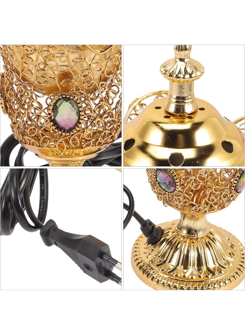 LOISTE Electric Incense Burner / Bakhoor Holder – Resin & Aromatherapy Fragrance Burner for Home & Meditation - Image 5